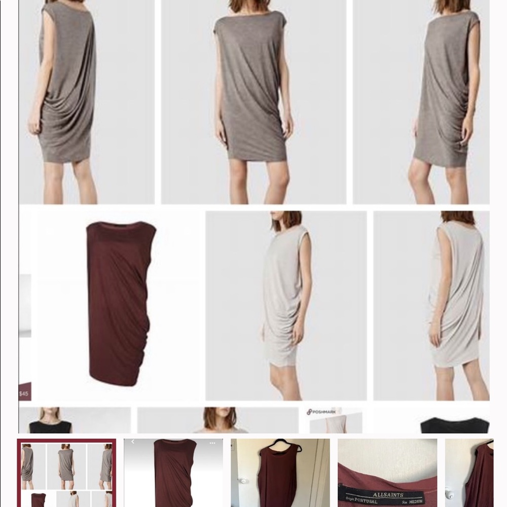 All saints rally tee dress